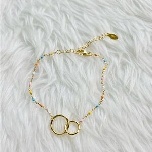 Eternity delicate gold bracelet